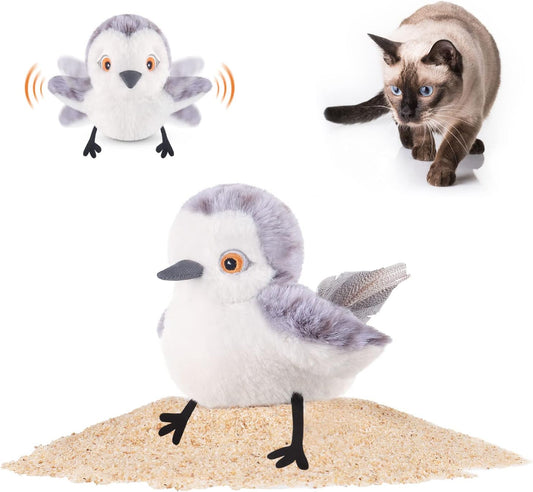 Realistic Flying Bird Toy for Cats – Rechargeable & Fun